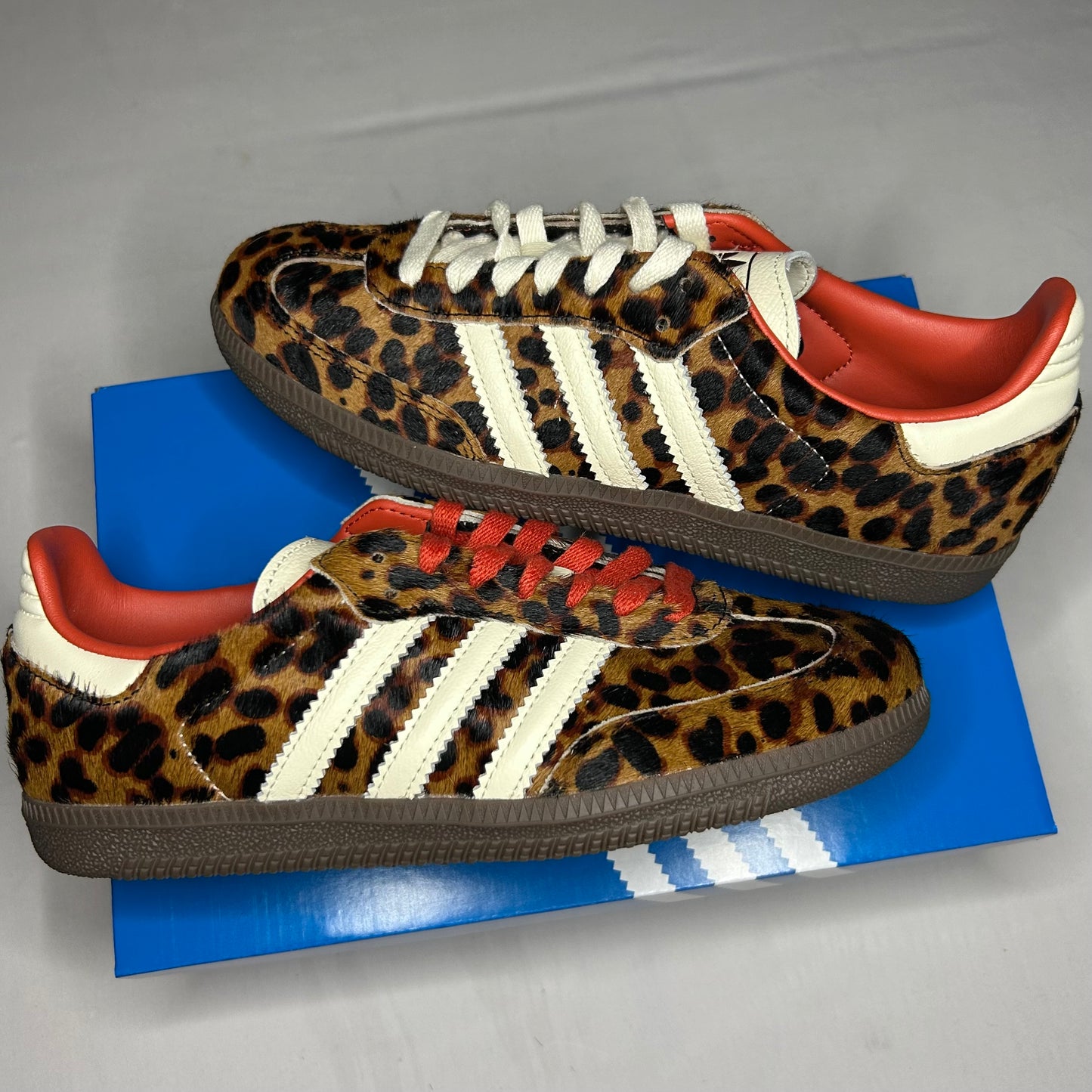 Adidas Samba OG Leopard Preloved Red