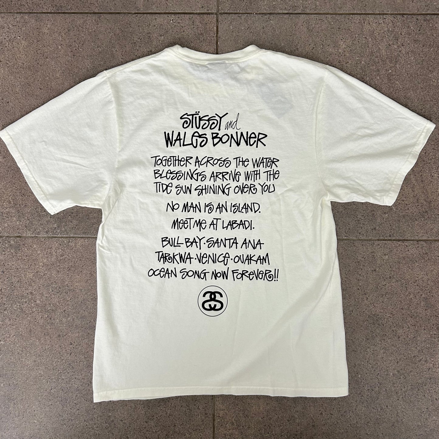 Stussy Wales Bonner Tee Ivory