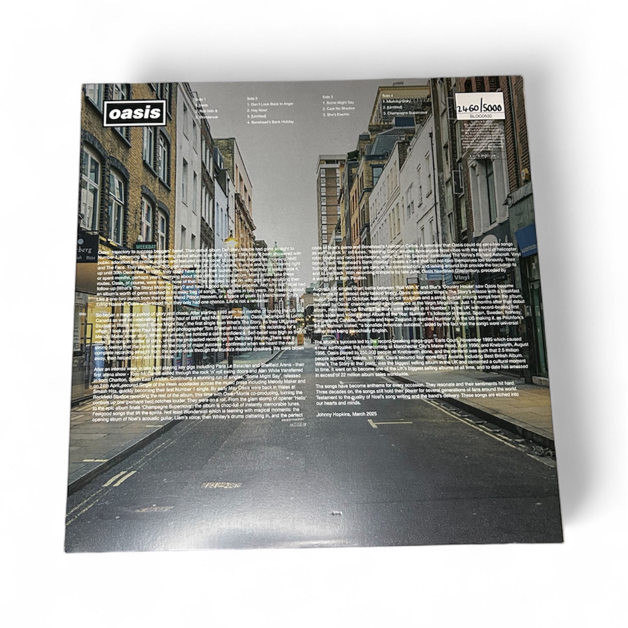Oasis ‘What’s The Story’ Morning Glory. 30th Anniversary Holographic Vinyl