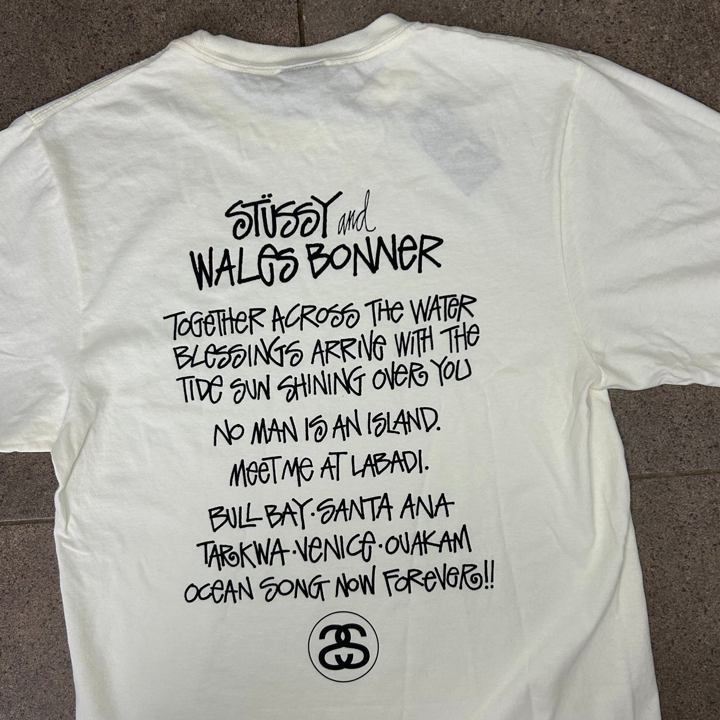 Stussy Wales Bonner Tee Ivory