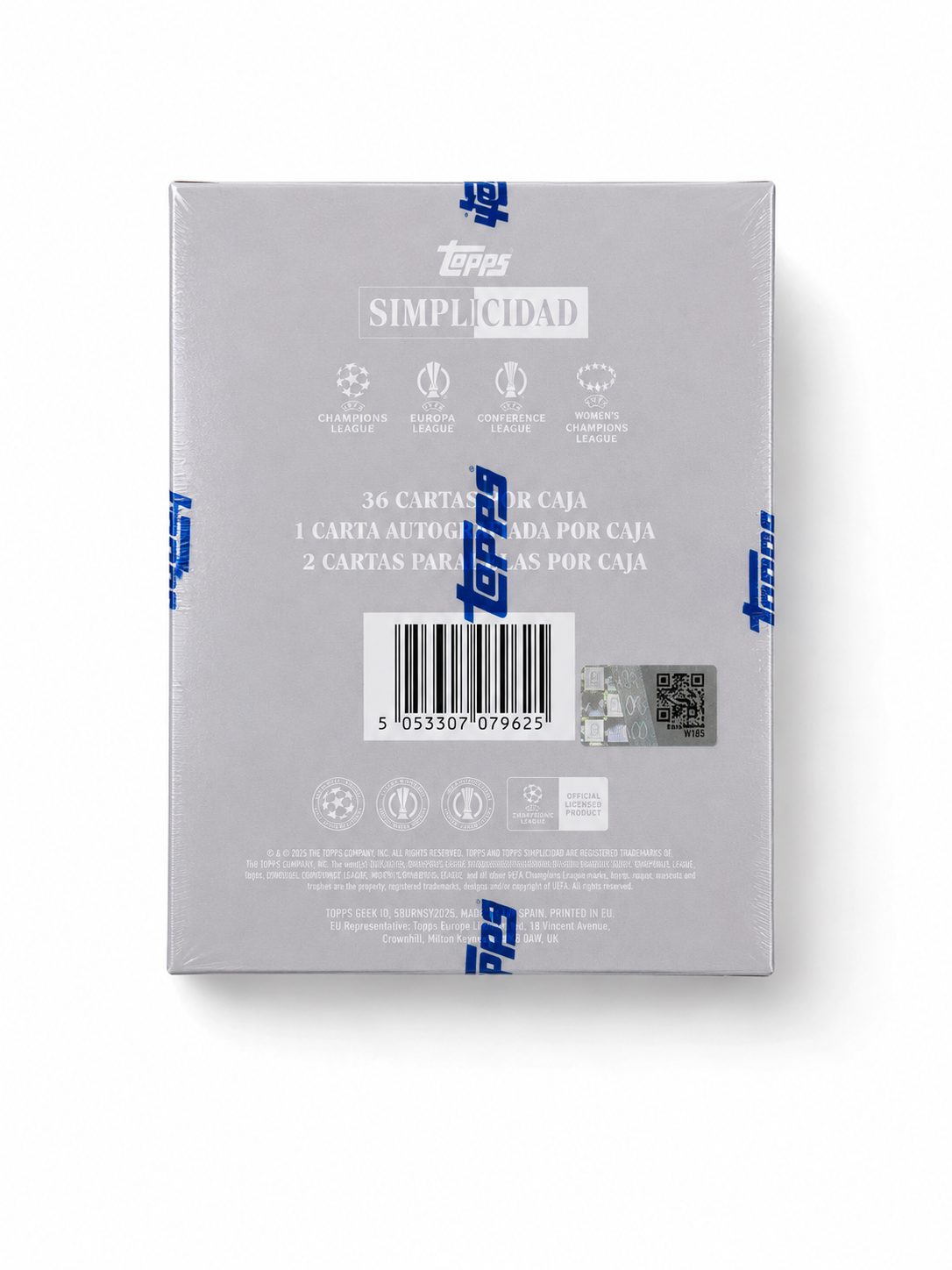 Topps UEFA Club Competition Simplicidad 2025-26 Sealed