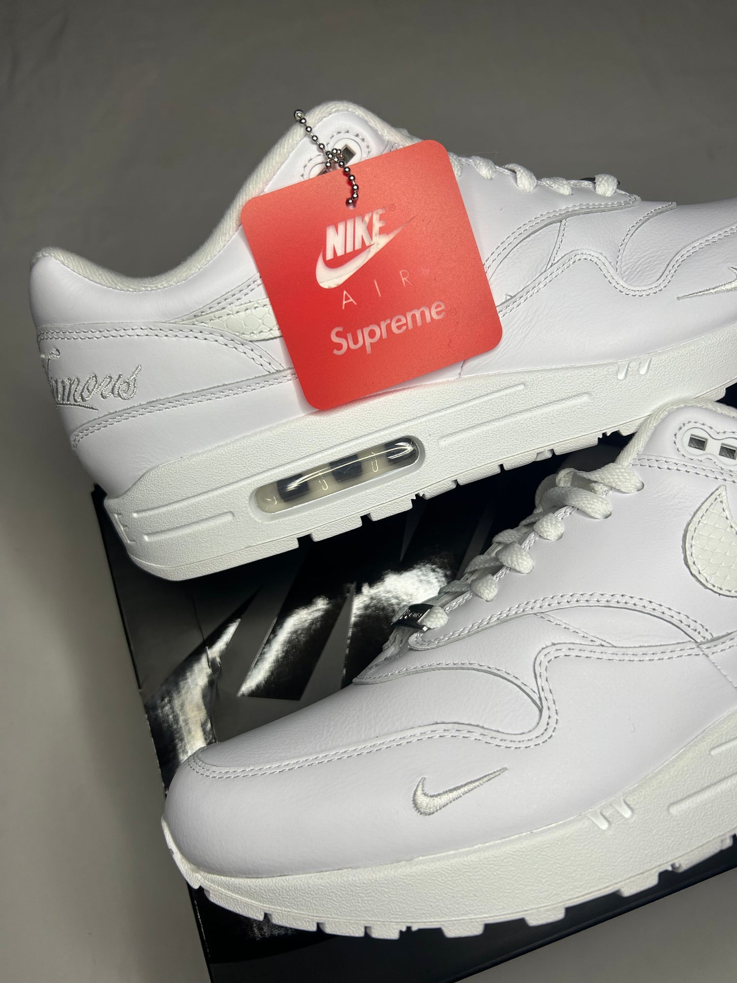 Supreme Air Max 1 White