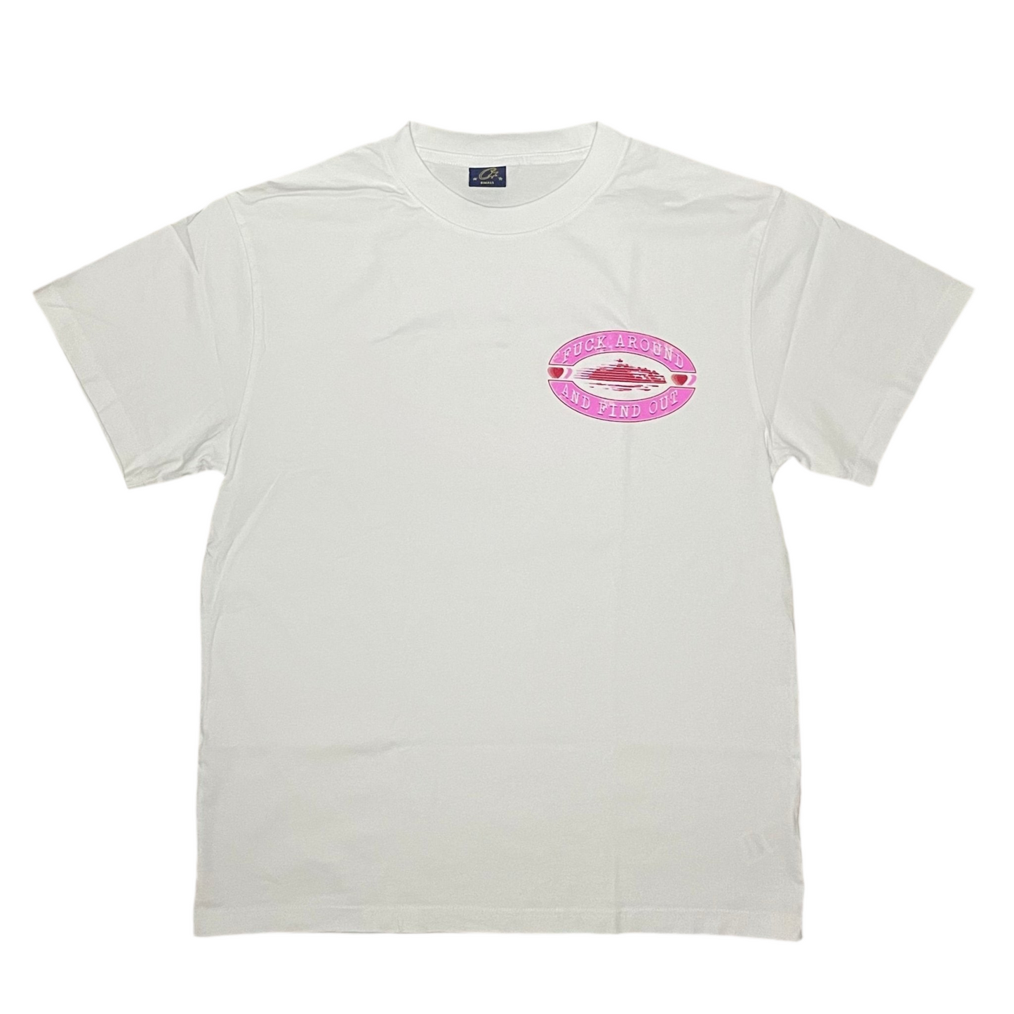 Corteiz Fuck Around and Find Out Pink T-shirt
