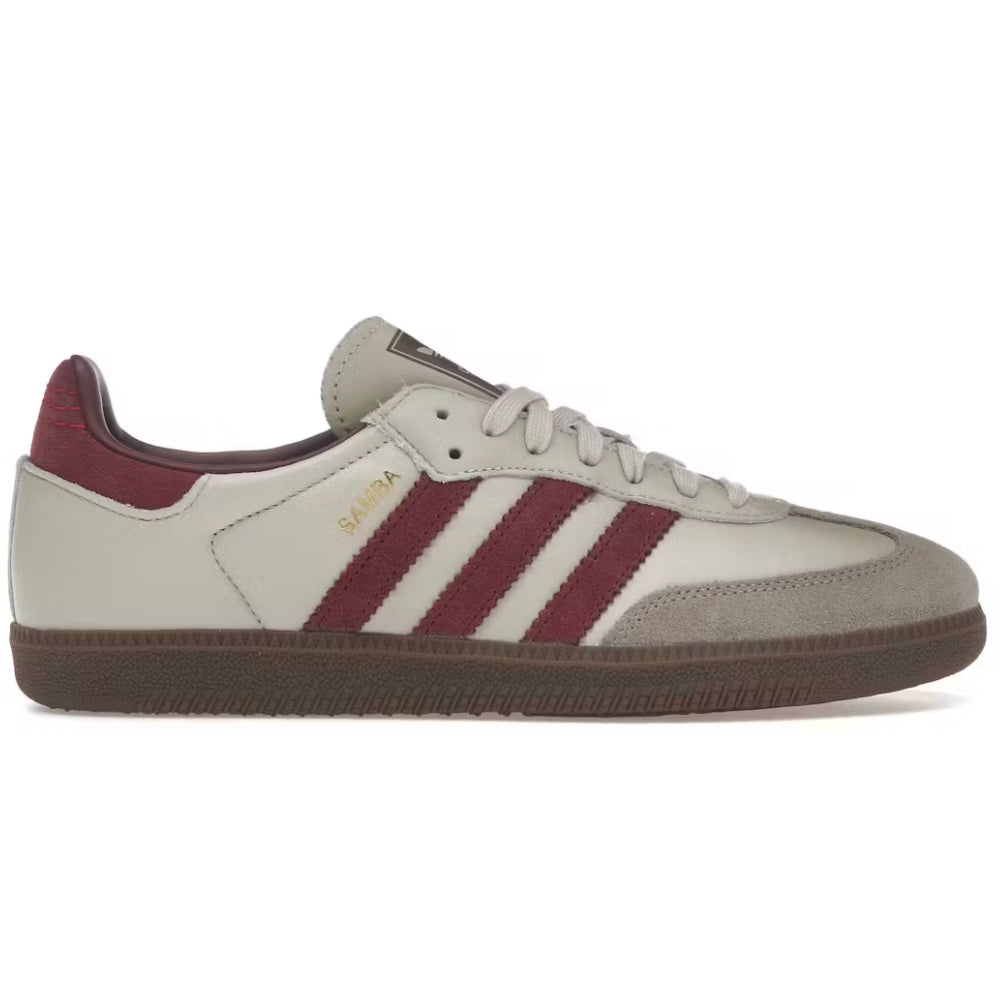 Adidas Samba Maroon Grey
