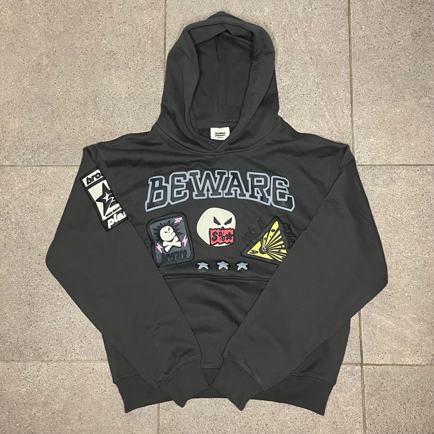 Broken Planet Hoodie Beware