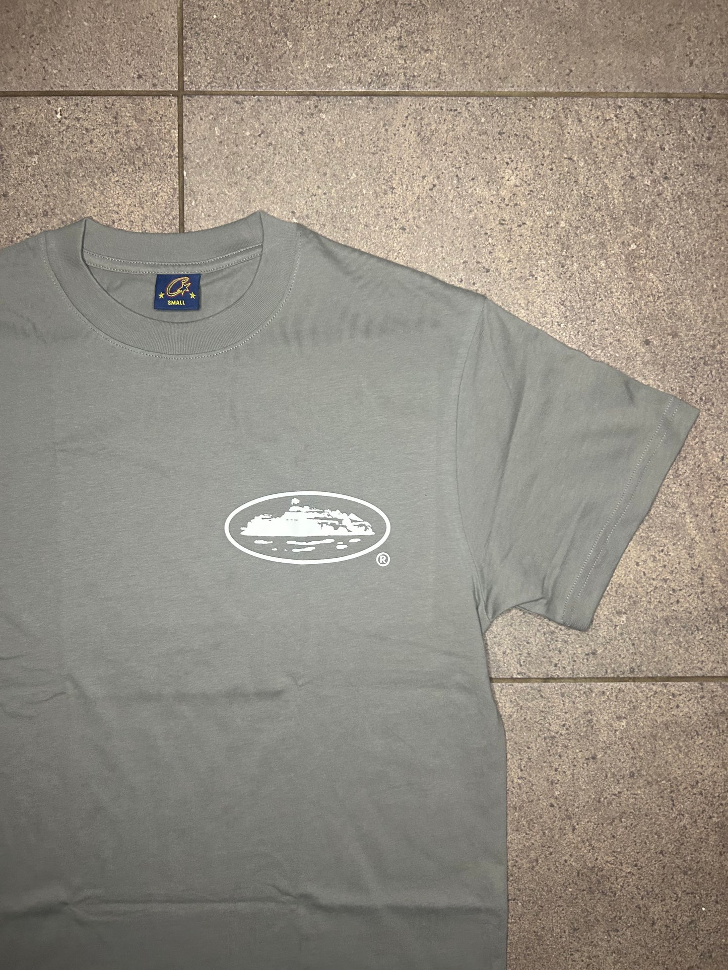 Corteiz OG Island Gully Grey T-shirt