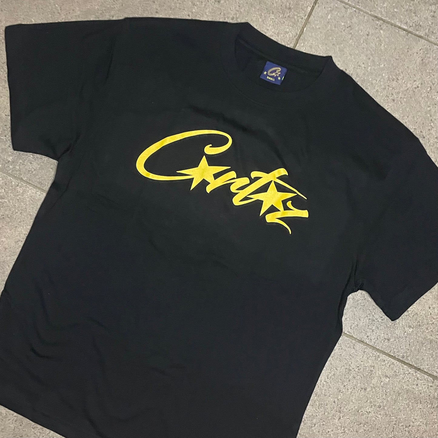 Corteiz Spray Paint T-shirt Yellow