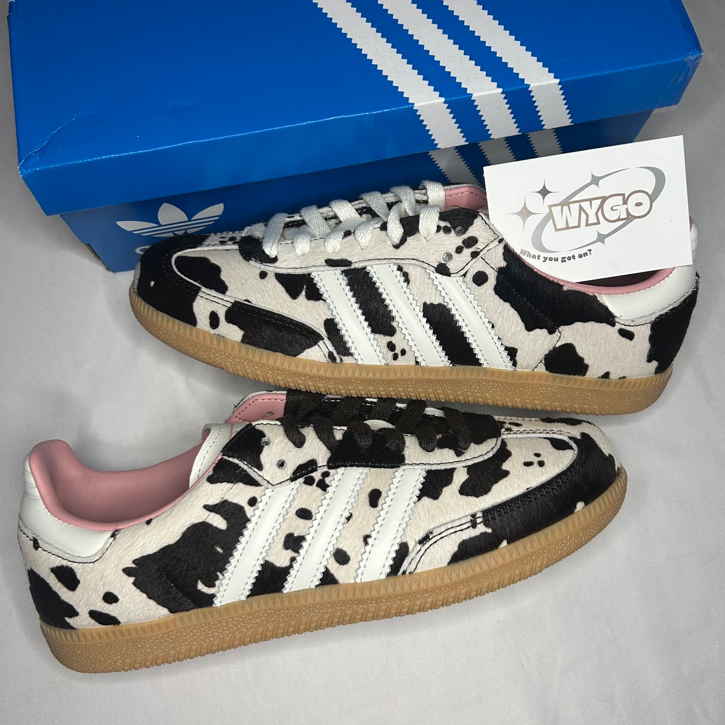 Adidas Samba Cow Print