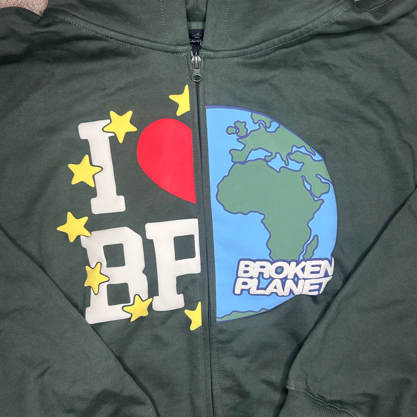 Broken Planet Zip-Up I Love BP