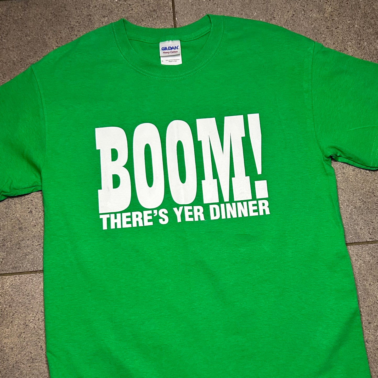 Boom There’s Your Dinner Tee Clover Green