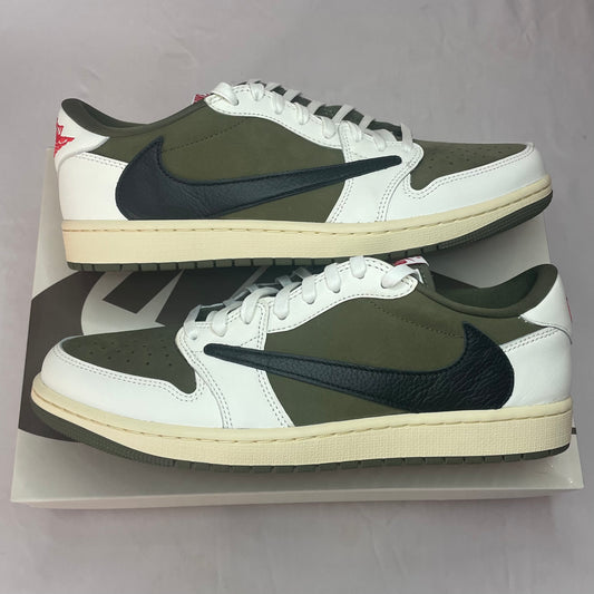 Travis Scott X Jordan 1 Low Medium Olive