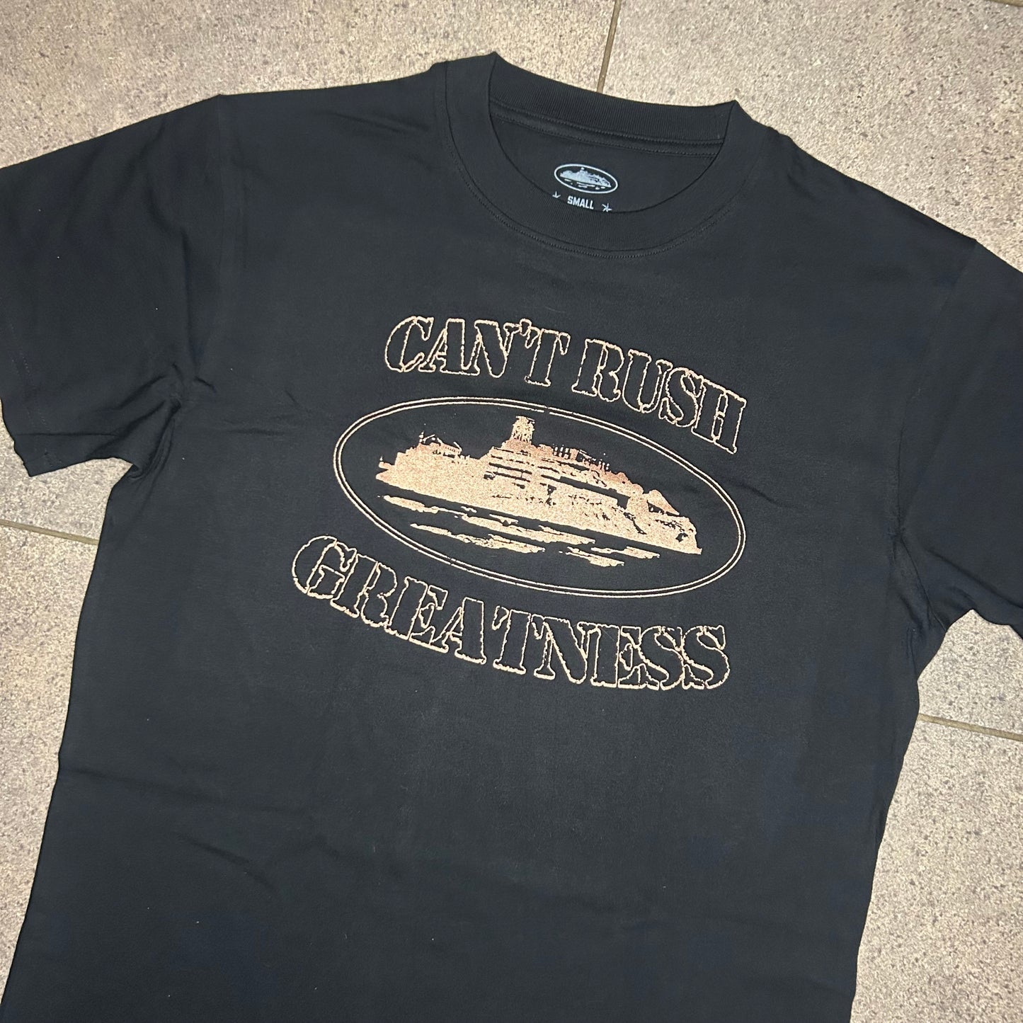 Corteiz X CRG Black / Rose Gold Tee