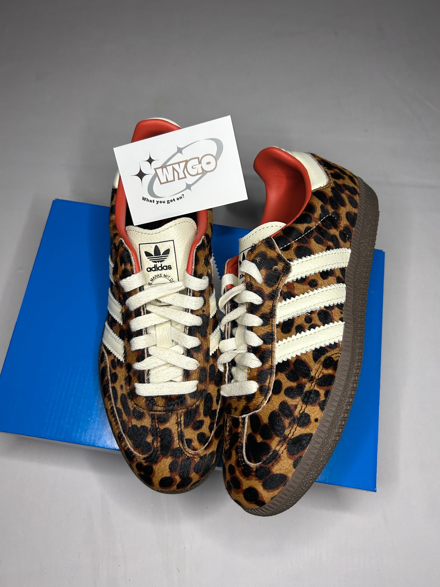 Adidas Samba OG Leopard Preloved Red