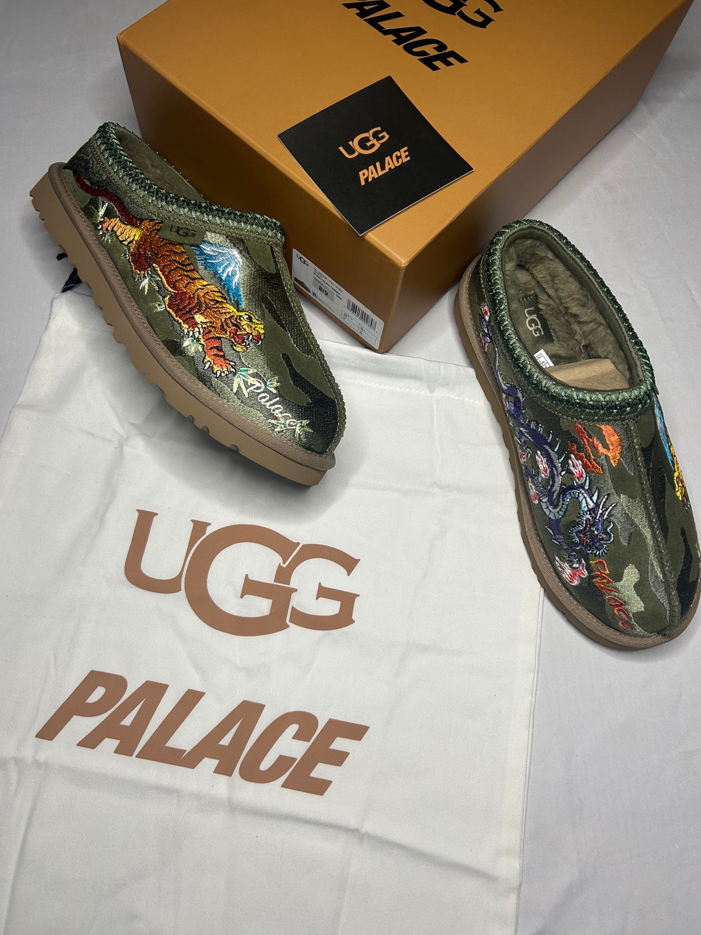 Palace x Ugg Tasman Olive