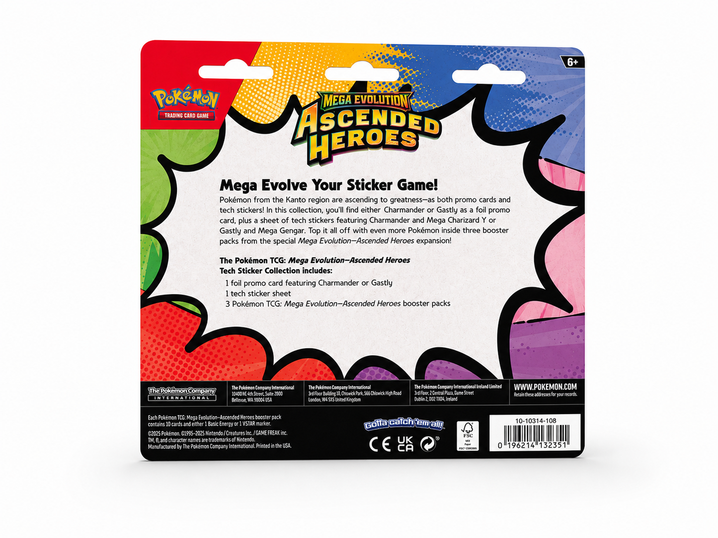 Pokemon TCG: Mega Evolution Acesnded Hero’s Tech Sticker Charmander